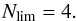\begin{equation} N_{\rm lim}=4. \end{equation}