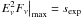 \hbox{$\left.E_\nu^2 F_\nu\right|_{\rm max}= s_{\rm exp}$}