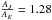 \hbox{$\frac{A_J}{A_K}=1.28$}