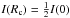 \hbox{$\surf(R_{\rm c}) = \frac 1 2 \surf(0)$}