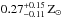 \hbox{$0.27^{+0.15}_{-0.11}\,\rm{Z}_{\odot}$}