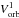 \hbox{$V^1_{\rm orb}$}