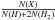\hbox{${\frac{N(X)}{N(H)+2N(H_{2})}}$}