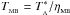 \hbox{$T_{_{\rm MB}} = T^{*}_{_{\rm A}}/ \eta_{_{\rm MB}}$}