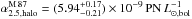 \hbox{$\alpha_{2.5,\mathrm{halo}}^{\mathrm{M\,87}} = (5.94^{+0.17}_{-0.21}) \times 10^{-9}\,\mathrm{PN}\,L^{-1}_{\odot,\mathrm{bol}}$}
