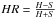 \hbox{$HR = \frac{H-S}{H+S}$}