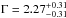 \hbox{$\Gamma = 2.27_{-0.31}^{+0.31}$}