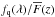 \hbox{$\fqlam/\overline{F}(z)$}
