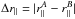 \hbox{$\Delta\rpar=|\rpar^A-\rpar^B|$}