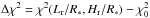 \hbox{$\Delta\chi^2=\chi^2(L_{\rm r}/R_*,H_{\rm r}/R_*)-\chi^2_0$}