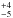 \hbox{$^{+4}_{-5}$}