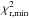\hbox{$\chi_{\rm r, min}^2$}