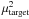 \hbox{$\mu^2_{\rm target}$}