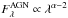 \hbox{$F^{\mathrm{AGN}}_{\lambda}\propto \lambda^{\alpha-2}$}