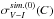 \hbox{$\sigma_{V-I}^{sim.(0)}(C)$}