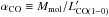 \hbox{$\alpha_{\rm CO}\equiv M_{\rm mol}/L^{\prime}_{\rm CO(1{-}0)}$}