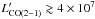 \hbox{$L_{\rm CO(2{-}1)}^{\prime} \gtrsim 4 \times 10^7$}