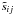 Mathematical equation: \hbox{$\tilde{s}_{ij}$}