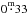 \hbox{$\rm 0\hspace{-0.25em}\stackrel{m}{.}\hspace{-1.0mm}33$}