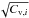 \hbox{$\sqrt{C_{{\rm v},i}}$}