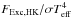 \hbox{$F_\mathrm{Exc,HK} / \sigma T_\mathrm{eff}^4$}