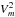 \hbox{$V_{m}^{2}$}
