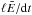 \hbox{$\ell\bar{E}/{\rm d}t$}