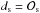 \hbox{${{d}}_\mathrm{s}={\mathcal{O}}_\mathrm{s}$}