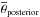 \hbox{$\overline{\theta}_\mathrm{posterior}$}