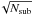 \hbox{$\!\sqrt{N_{\rm sub}}$}