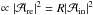 \hbox{$\propto |\mathcal{A}_{\text{re}}|^2 = R|\mathcal{A}_{\text{in}}|^2$}