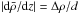 \hbox{$|\text{d}\bar{\rho}/\text{d}z|=\Delta\rho/d$}