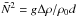 \hbox{$\bar{N}^2=g\Delta\rho/\rho_0 d$}