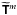 \hbox{$\widetilde{\mathbfsf{T}}^m$}