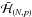 \hbox{$\bar{\Ha}_{(\NN,\p)}$}