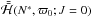 \hbox{$\bar{\bar{\Ha}}(\NN^*,\VARPI_0;J=0)$}