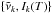 \hbox{$\{\tilde\nu_k, {I}_k(T)\}$}