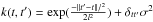 \hbox{$k(t,t{'}) = \exp(\frac{-{\lVert}{t'-t}{\rVert}/^{2}}{ 2 l^2}) + \delta_{tt'}\sigma^2$}