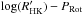 \hbox{$\log(R^\prime_{\rm HK})-P_{\rm Rot}$}
