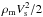 \hbox{$\rho _{\rm{m}} V_{\rm{s}} ^2 /2$}