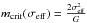 \hbox{$m_{\rm crit}(\sigma_{\rm eff})=\frac{2\sigma_{\rm eff}^2}{G}$}