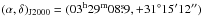 \hbox{$(\alpha,\delta)_{\rm J2000} = (03^{\rm h}29^{\rm m}08\fs9,+31\degr15'12'')$}