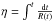 \hbox{$\et = \int^t \frac{{\rm d}t}{R(t)}$}