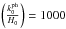 \hbox{$\left( \frac{k_0^{\rm ph}}{H_0} \right) = 1000$}