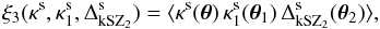 \begin{equation} \xi_3(\kappa^{\rm s},\kappa^{\rm s}_1,\Delta^{\rm s}_{\rm kSZ_2}) = \langle \kappa^{\rm s}(\vec\theta) \, \kappa^{\rm s}_1(\vec\theta_1) \, \Delta^{\rm s}_{\rm kSZ_2}(\vec\theta_2) \rangle , \label{xi3-lens-lens-kSZ} \end{equation}
