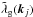 \hbox{$\tlambda_{\rm g}(\vk_j)$}