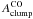 \hbox{$A^{\rm CO}_{\rm clump}$}