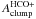 \hbox{$A^{\rm HCO+}_{\rm clump}$}