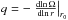 \hbox{$q = -\left. \frac{\mathrm{d}\! \ln{\Omega}}{\mathrm{d}\! \ln{r}} \right|_{r_0}$}