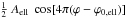 \hbox{$\frac{1}{2} \; A_\mathrm{ell} \; \cos [4\pi (\varphi-\varphi_\mathrm{0,ell})]$}